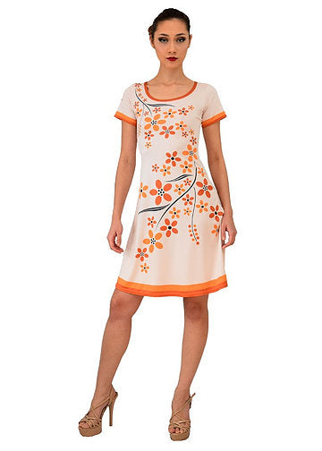 ACONAV RTW 2000 Floral Print Summer Dress Native Oklahoma Store Dresses